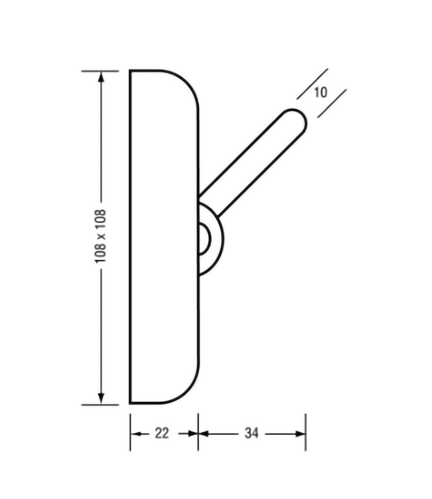 Concealed Fix Collapsible Coat Hook ML2122