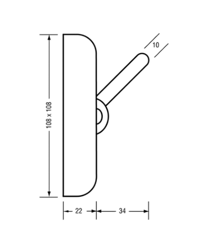 Concealed Fix Collapsible Coat Hook ML2122