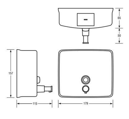 Square Soap Dispenser