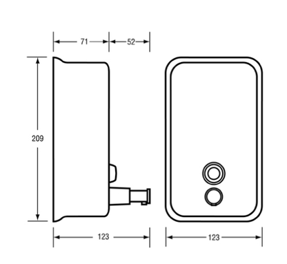 Vertical Soap Dispenser