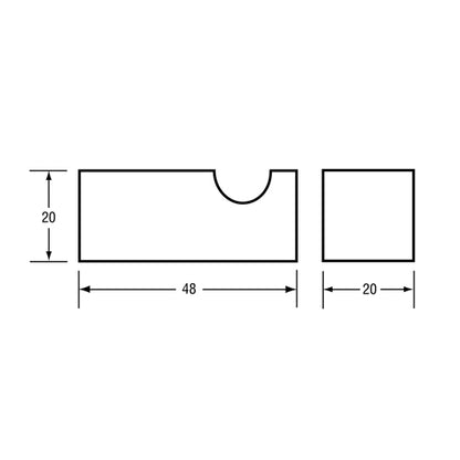 Paterson Robe Hook Polished S' Steel Disable Compliant