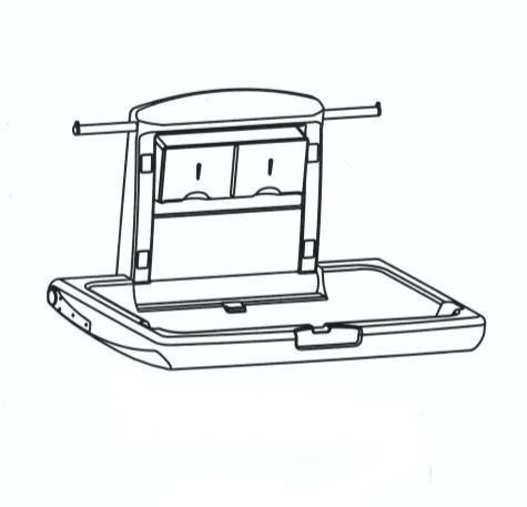 ML_8100H Metlam Horizontal Baby Change Station