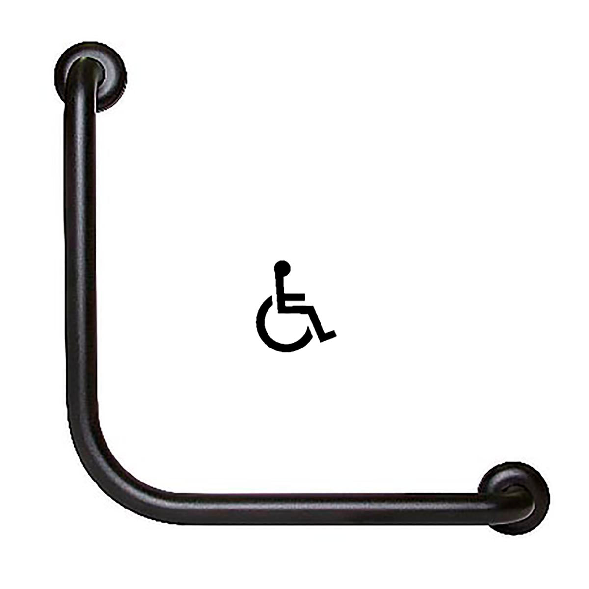 MLR112K Metlam Designer Black Ambulant Grab Rail