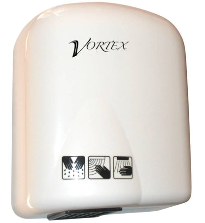 OZ1650 White Plastic Vandalism Resistance Hand Dryer 