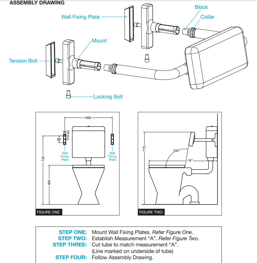 JD Macdonald BackRest White & Straight Arms