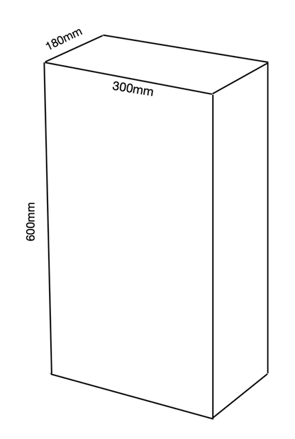 Wall Mount 32L S'Steel Waste Bin Heavy Duty