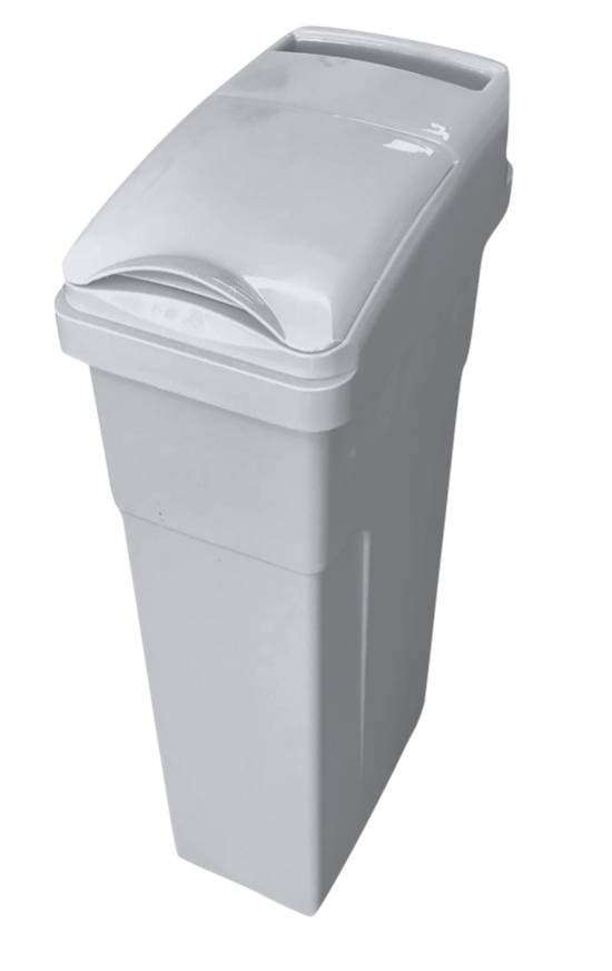 Slim-Line Lady Bin Sanitary Disposal Unit 22L Light Grey