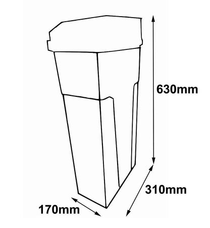 Sanitary Bin Automatic No Touch Lady Disposal Unit