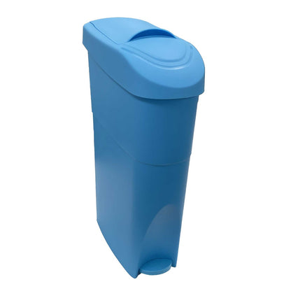 Sanitary Bin Blue Slim Lady Female Waste Disposal