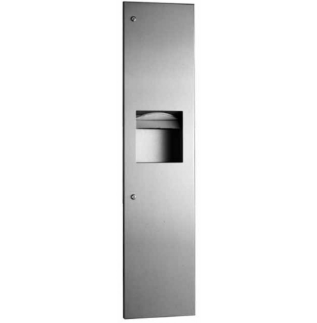 B3803 Bobrick Recessed Paper Towel Dispenser and Waste Bin