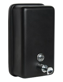 Metlam Vertical Soap Dispenser Black Designer