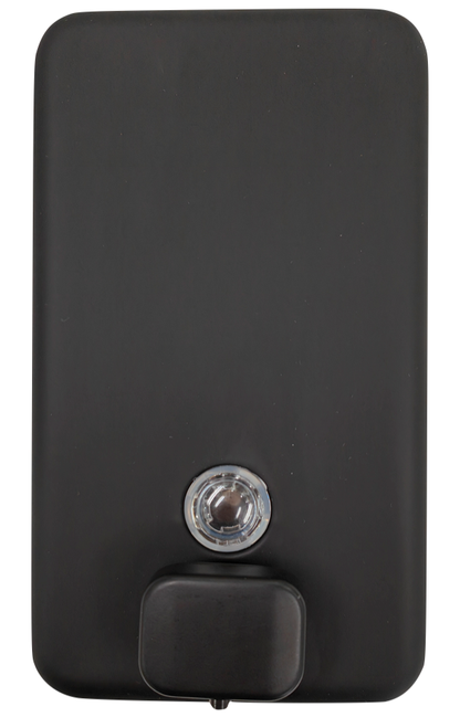 1.2L Vertical Black Soap Dispenser: Modern Design, Lasting Quality