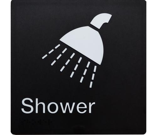 Shower Braille Sign SK18