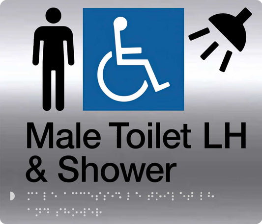 male Disable shower Left Hand