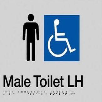 SS08-LH Male Disable Left Hand Toilet