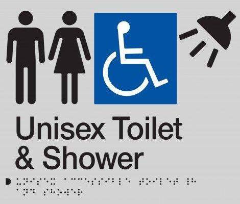 SS16 Unisex Disable Toilet & Shower