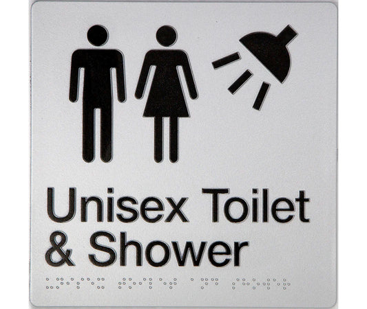 Unisex toilet and shower