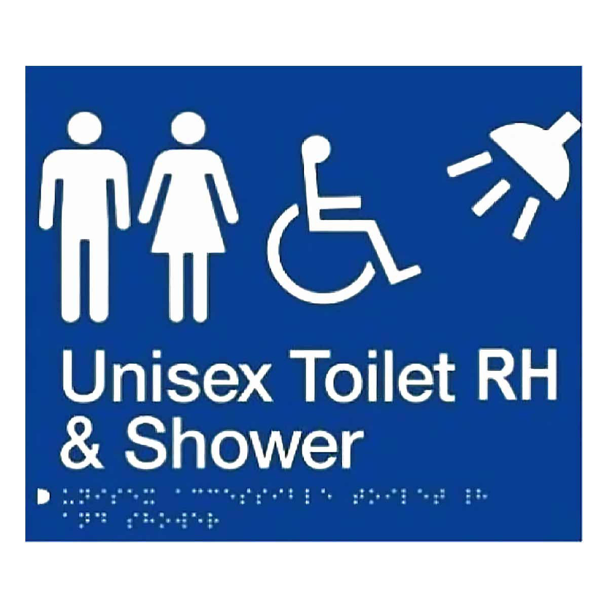 Right Hand Unisex Toilet & Shower SV16RH (210 x 180 mm)