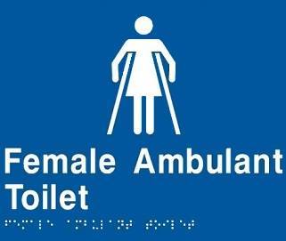 SV38 Female Ambulant Toilet (210 x 180 mm)