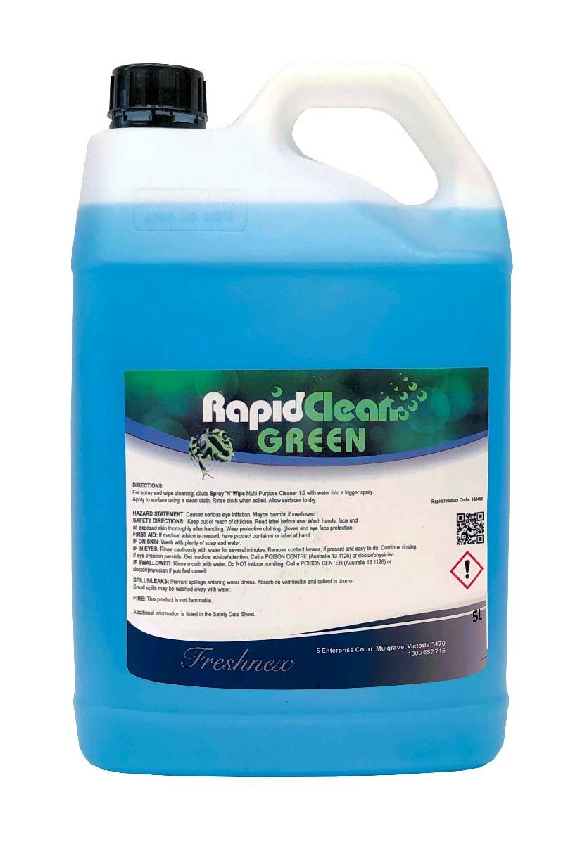 SW5L Rapid Clean Spray 'N' Wipe, Multi-purpose & Glass Cleaner