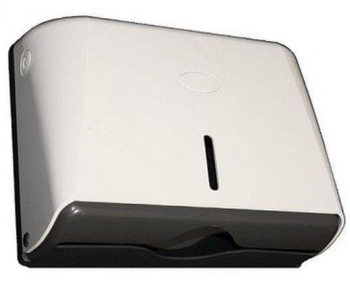 TD5W Horizontal White Slim Paper Towel Dispenser