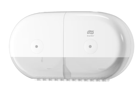 Tork SmartOne Mini Twin Toilet Roll Dispenser