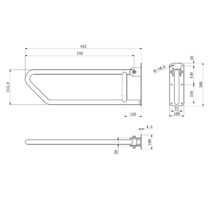 MLR55 Metlam Grab Rail_specs