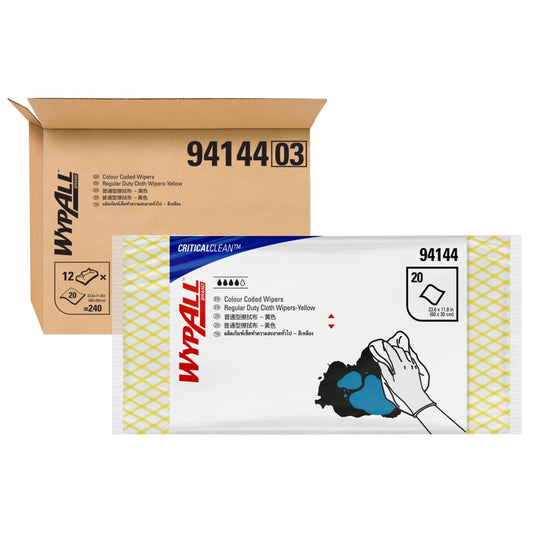 WYPALL Yellow  color coded for  general hospital cleaning